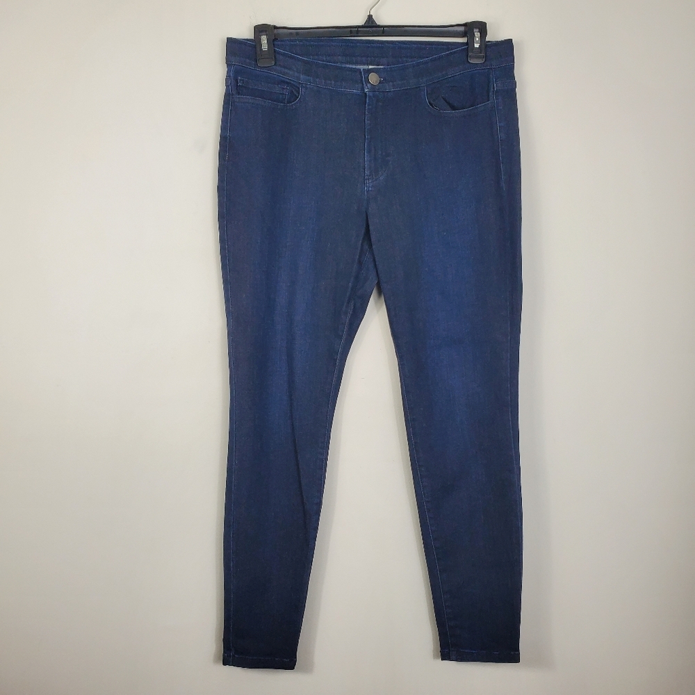 J. Jill Denim Leggings Womens Size 12 Tencel Blend Comfort Stretch High Rise